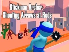 leikur Stickman Archer: Shooting Arrows at Reds
