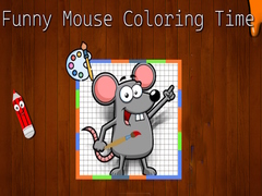 leikur Funny Mouse Coloring Time