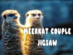 leikur Meerkat Couple Jigsaw
