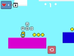 leikur 2d Obby Rainbow Parkour