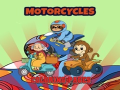 leikur Motorcycle Coloring Pages
