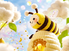leikur Find The Differences: Little Bee's Adventure