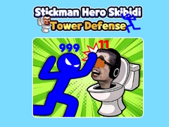 leikur Stickman Hero Skibidi Tower Defense 