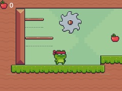 leikur Green Ninja Collects Apples