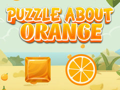 leikur Puzzle About Orange