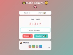 leikur Math Galaxy