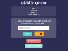 leikur Riddle Quest Brain Teaser