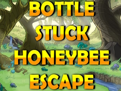leikur Bottle Stuck Honeybee Escape