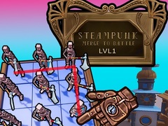 leikur Steampunk Merge To Battle