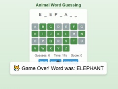 leikur Animal Word Guessing Game