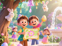 leikur Find The Differences: Easter Egg Hunt