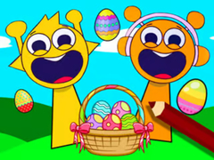 leikur Coloring Book: Sprunki Incredibox Easter