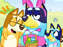 leikur Jigsaw Puzzle: Bluey Easter Dress Up