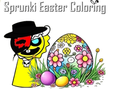 leikur Sprunki Easter Coloring