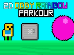 leikur 2D Obby Rainbow Parkour