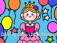 leikur Color By Code: Little Princess