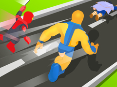 leikur Superhero Transform Change Race