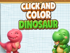 leikur Click And Colors Dinosaurs