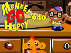 leikur Monkey Go Happy 940