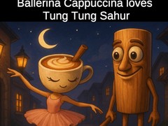 leikur Ballerina Cappuccina loves Tung Tung Sahur