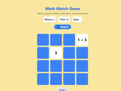 leikur Math Match Game