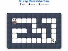 leikur Dog Maze Adventure