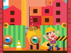 leikur Construction Worker Bubble Shooter