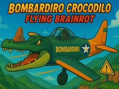leikur Bombardiro Crocodilo Flying Brainrot