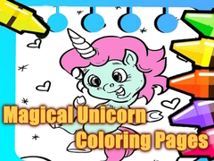 leikur Magical Unicorn Coloring Pages