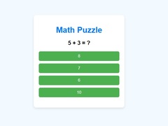 leikur Math Puzzle