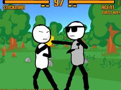 leikur Stickman Gun - Less Fighting