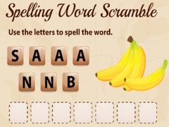 leikur Spelling Word Scramble