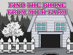 leikur Find The Phone From Milk Farm