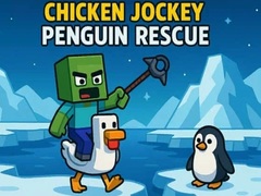 leikur Chicken Jockey: Penguin Rescue