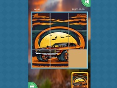 leikur Monster Truck Sliding Puzzles