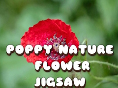 leikur Poppy Nature Flower Jigsaw