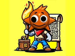 leikur Sprunki Torches Maze