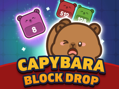 leikur Capybara Block Drop