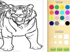 leikur Tiger Coloring Book