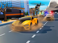 leikur Police Car Chase ZigZag Escape 3D