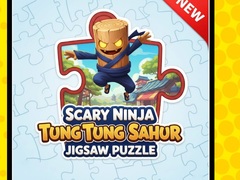 leikur Scary Ninja Tung Tung Sahur Jigsaw Puzzle