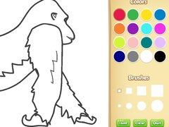leikur Gorilla Coloring Book for Kids