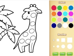 leikur Easy Animal Coloring Book for Kids