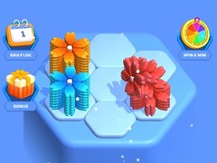 leikur Flower Hexa Puzzle