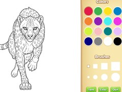 leikur Wild Animals Coloring Book