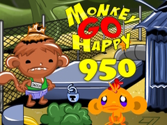 leikur Monkey Go Happy 950
