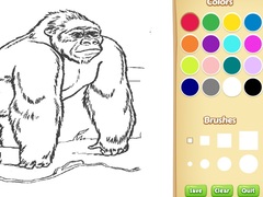 leikur Zoo Animals Coloring Book for Kids