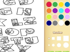 leikur Alphabet Animal Coloring Book for Kids