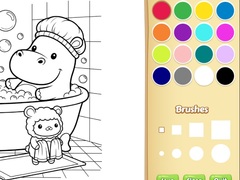 leikur Cozy Friends Coloring Book for Kids