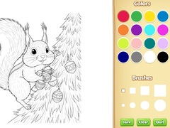 leikur Christmas Animal Coloring Book for Kids